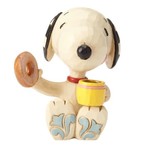 Jim Shore PEANUTS SNOOPY DONUT & COFFEE FIG