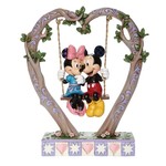 MICKEY & MINNIE ON SWING FIGURINE