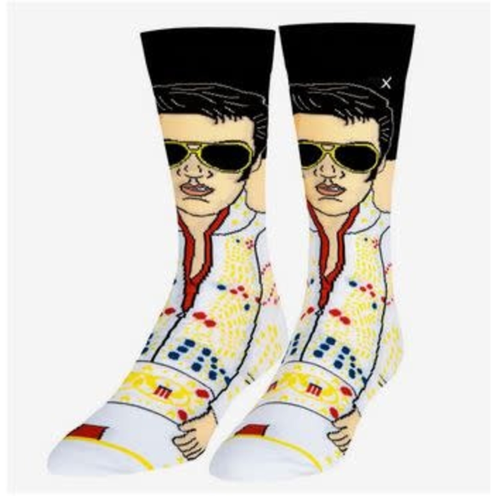 ELVIS EAGLE JUMPSUIT MENS CREW SOCKS