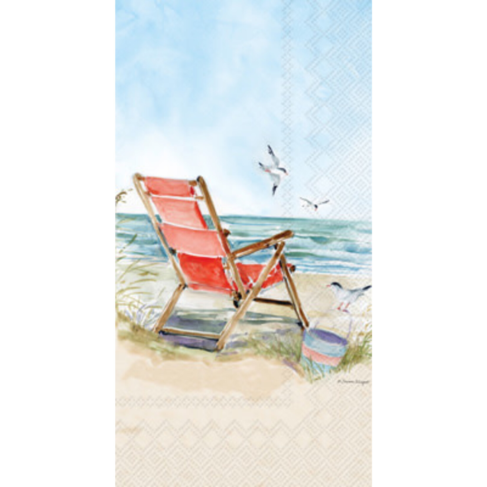 BEACH CHAIRS GUEST NAPKINS