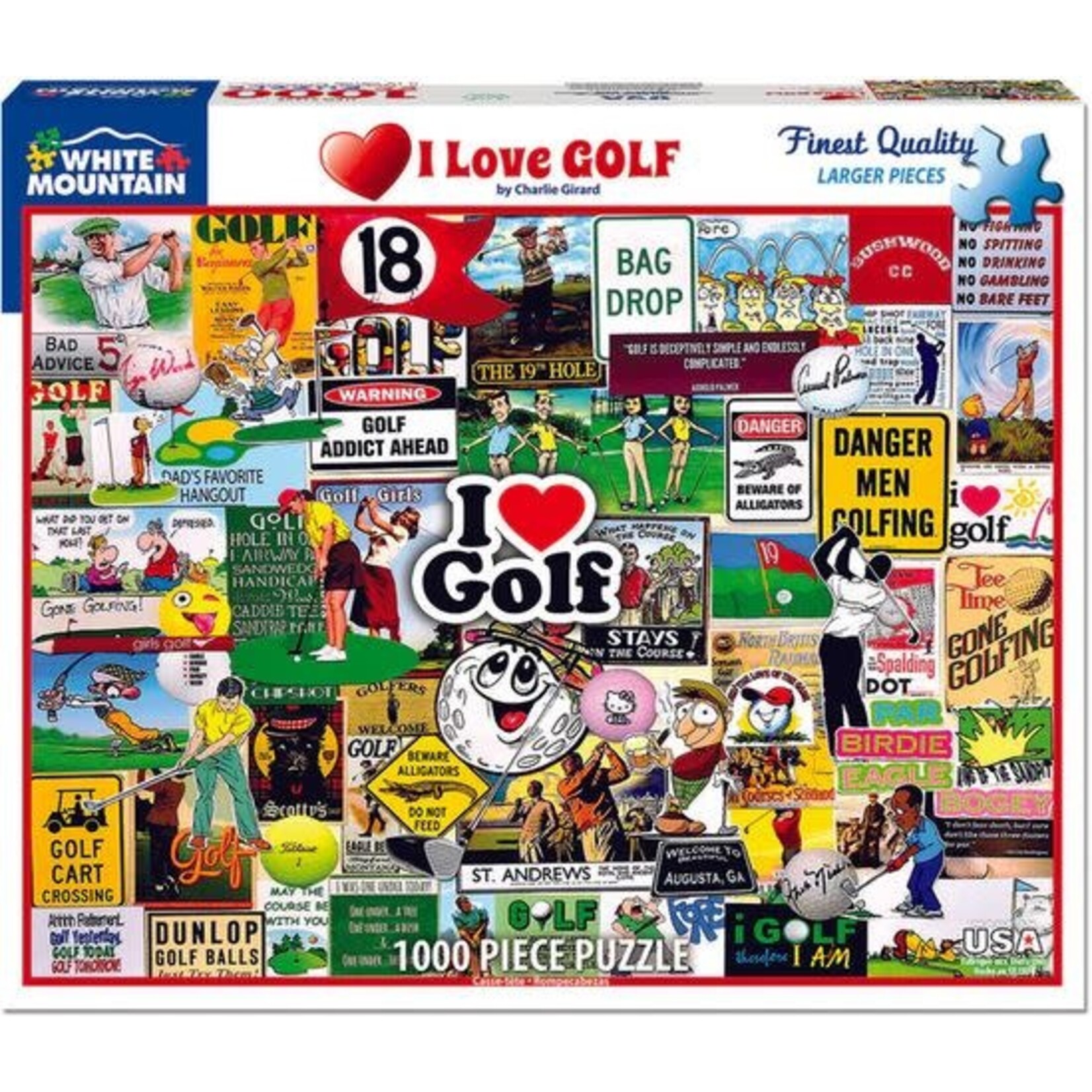 I LOVE GOLF PUZZLE