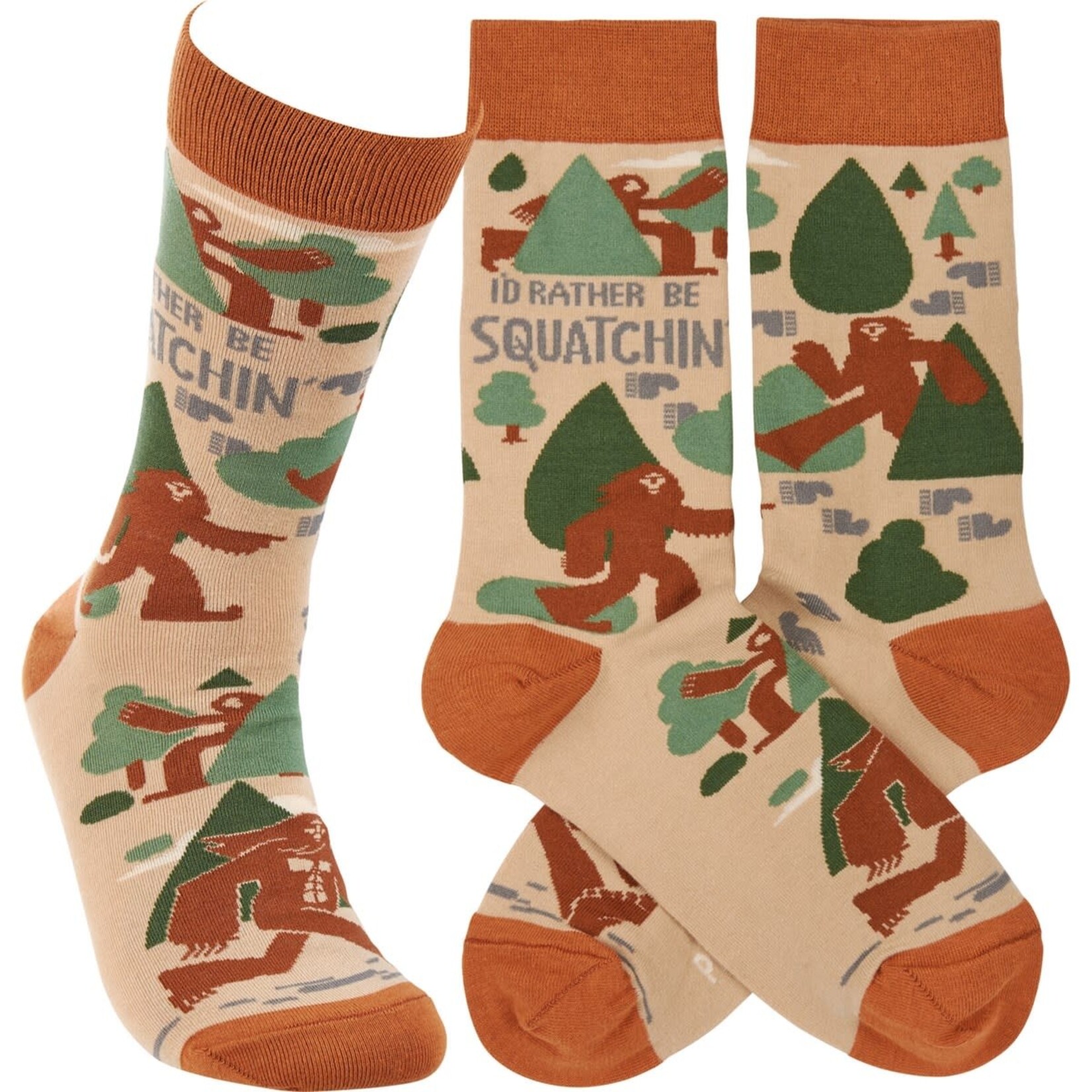 LOL SOCKS - RATHER BE SQUATCHIN
