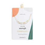 MORSE CODE NECKLACE - YOU'RE ENOUGH