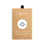 CIRCLE OF LIFE BRACELET BLUE/SILVER