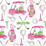 COCKTAIL NAPKIN GIRLY GOLF