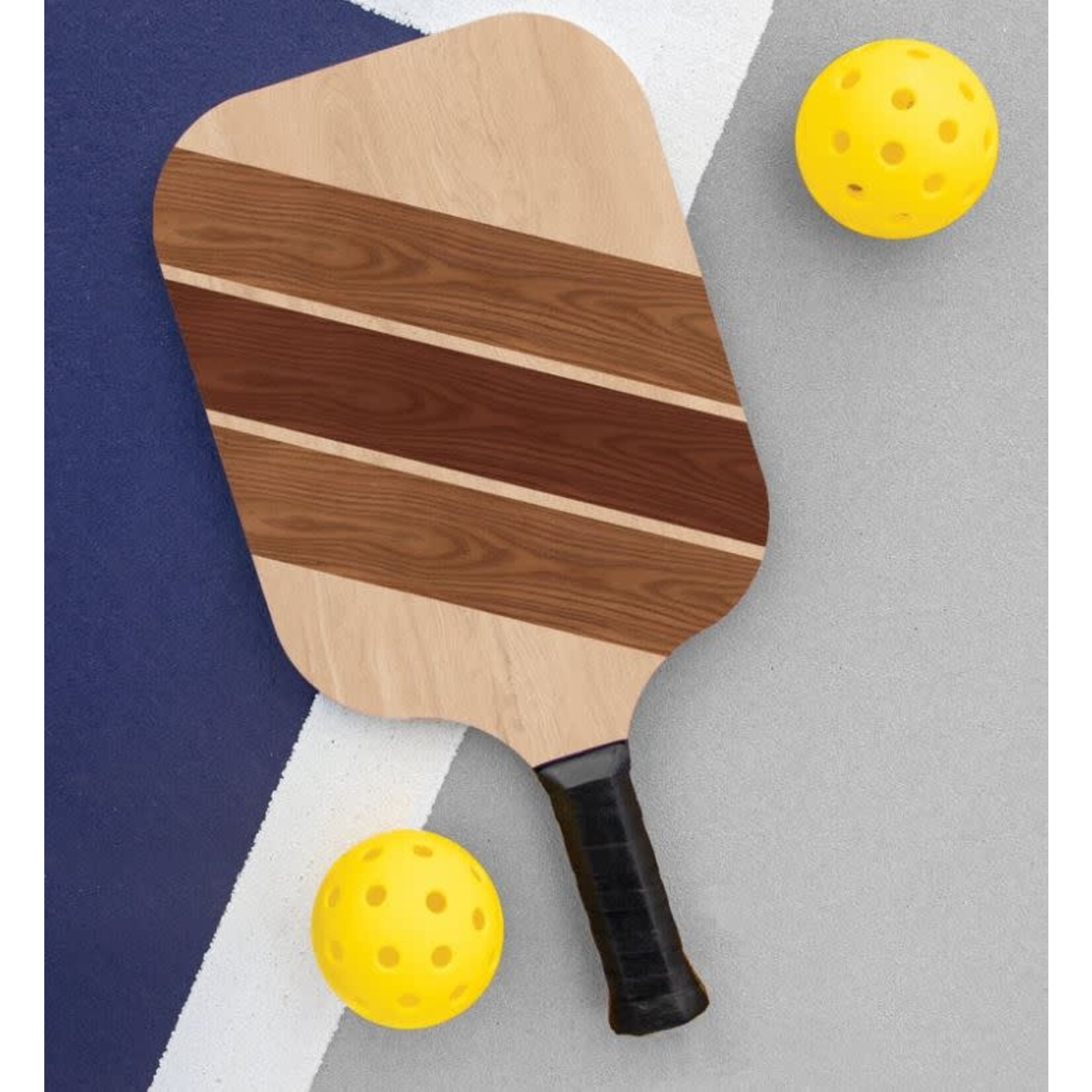 PICKLEBOARD PADDLE -  WOOD GRAIN