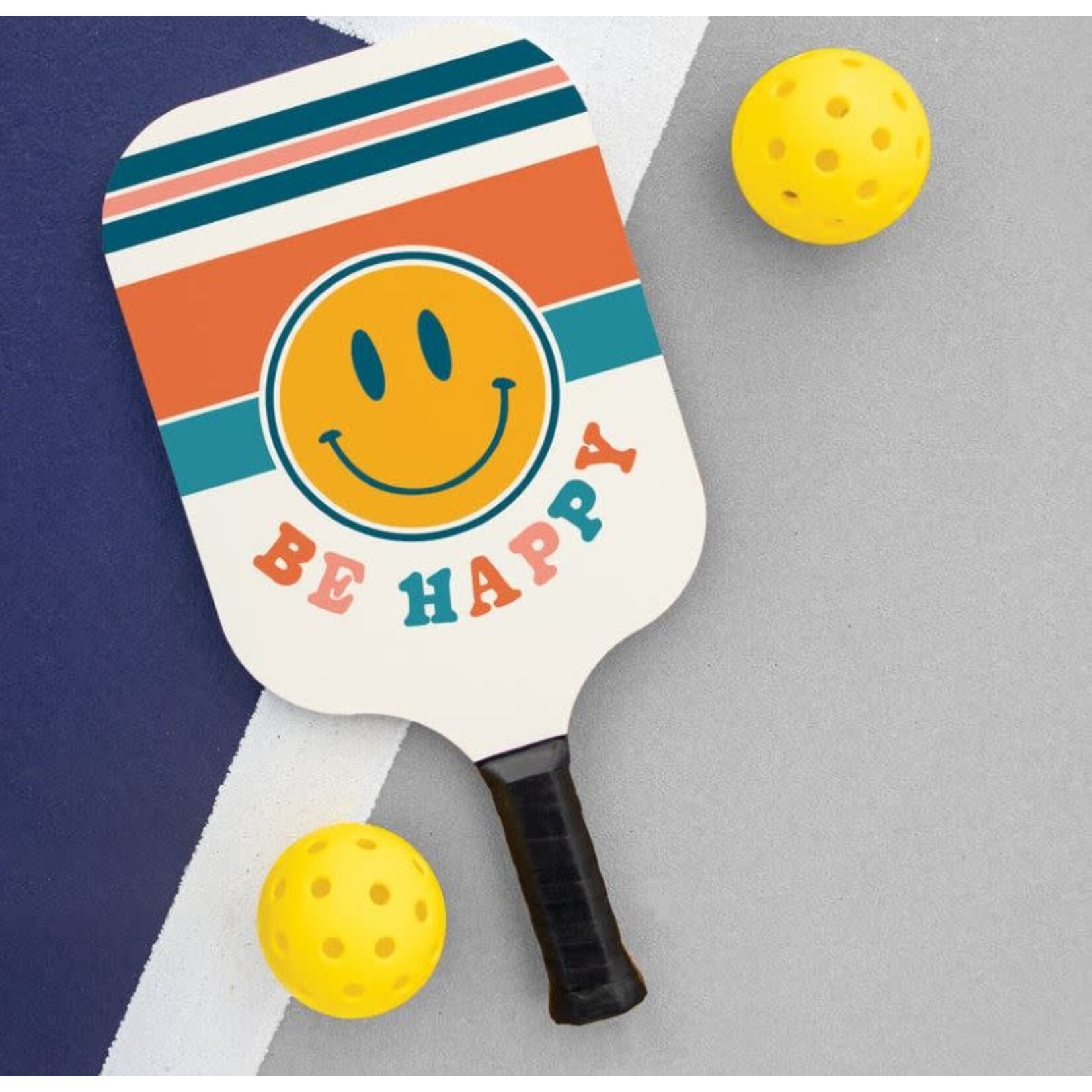 PICKLEBOARD PADDLE "BE HAPPY"