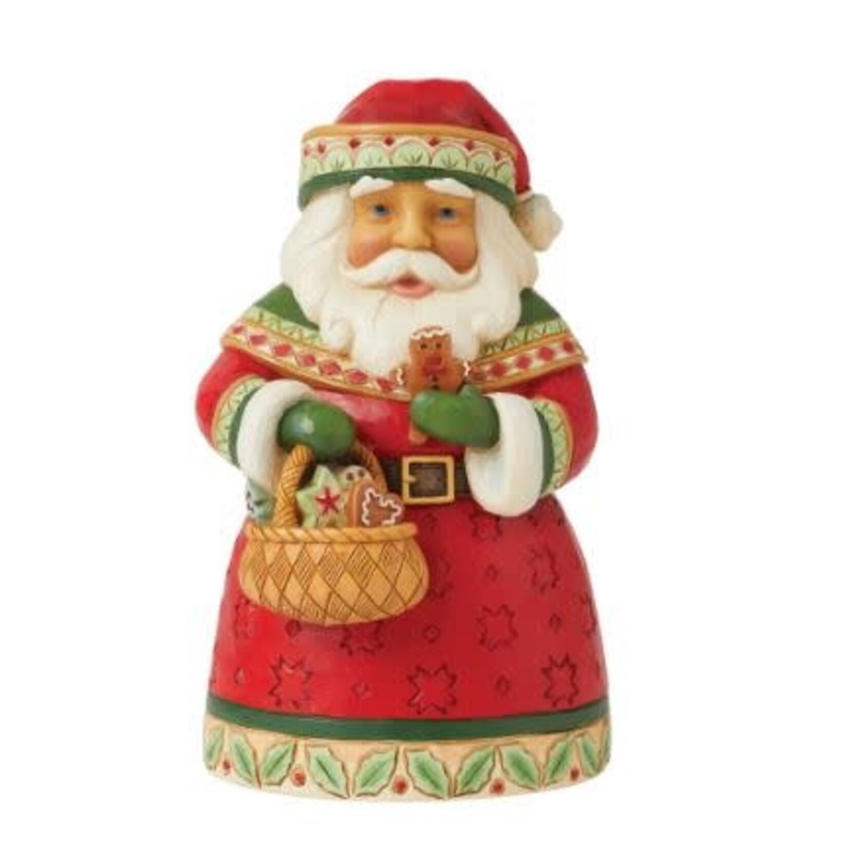 # JS SANTA W/COOKIE FIGURINE