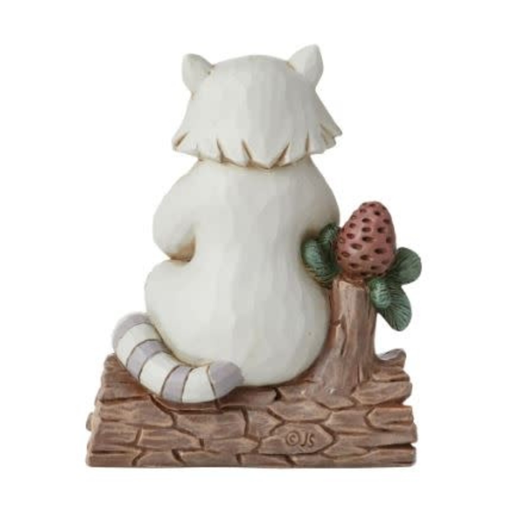 JS WOODLAND RACCOON W/PINECONE FIG