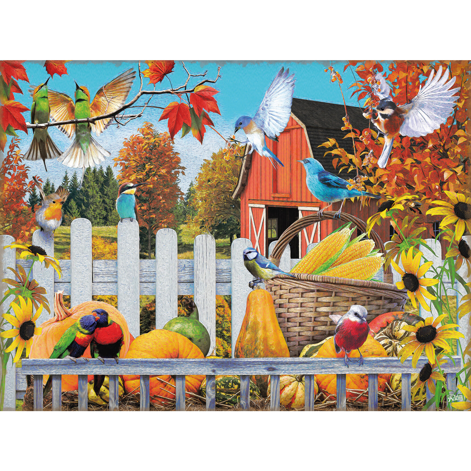 GATHERING FOR FALL PUZZLE