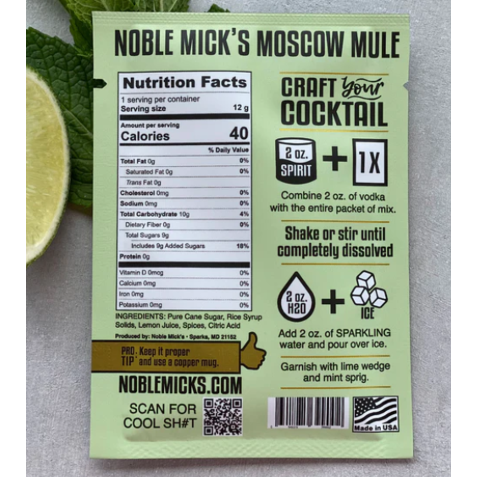 MOSCOW MULE COCKTAIL MIX