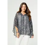 MADDOX FLORAL PONCHO