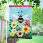 LET IT BEE GARDEN FLAG