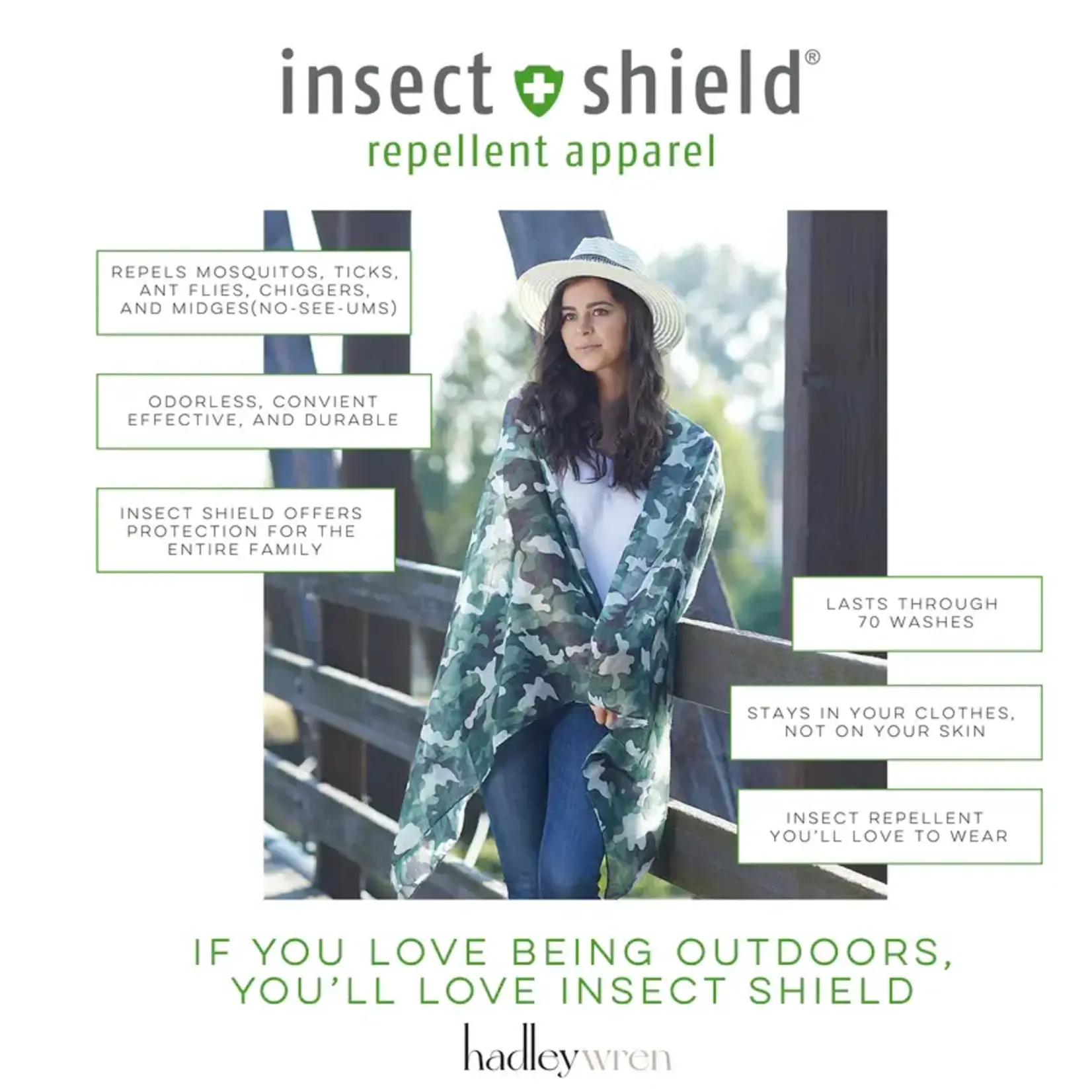 INSECT SHIELD SCARF - NAVY