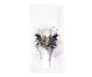 DISH TOWEL - OCTAVIA THE OSTRICH - Fireside Gift Shops