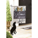 HOPE YOU LIKE DOGS GARDEN FLAG