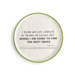Demdaco FIND THE NEXT SNACK MELAMINE PLATE
