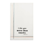 Demdaco MORE THAN SNACKS FLOUR SACK TOWEL