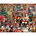 CHRISTMAS PUPPIES PUZZLE