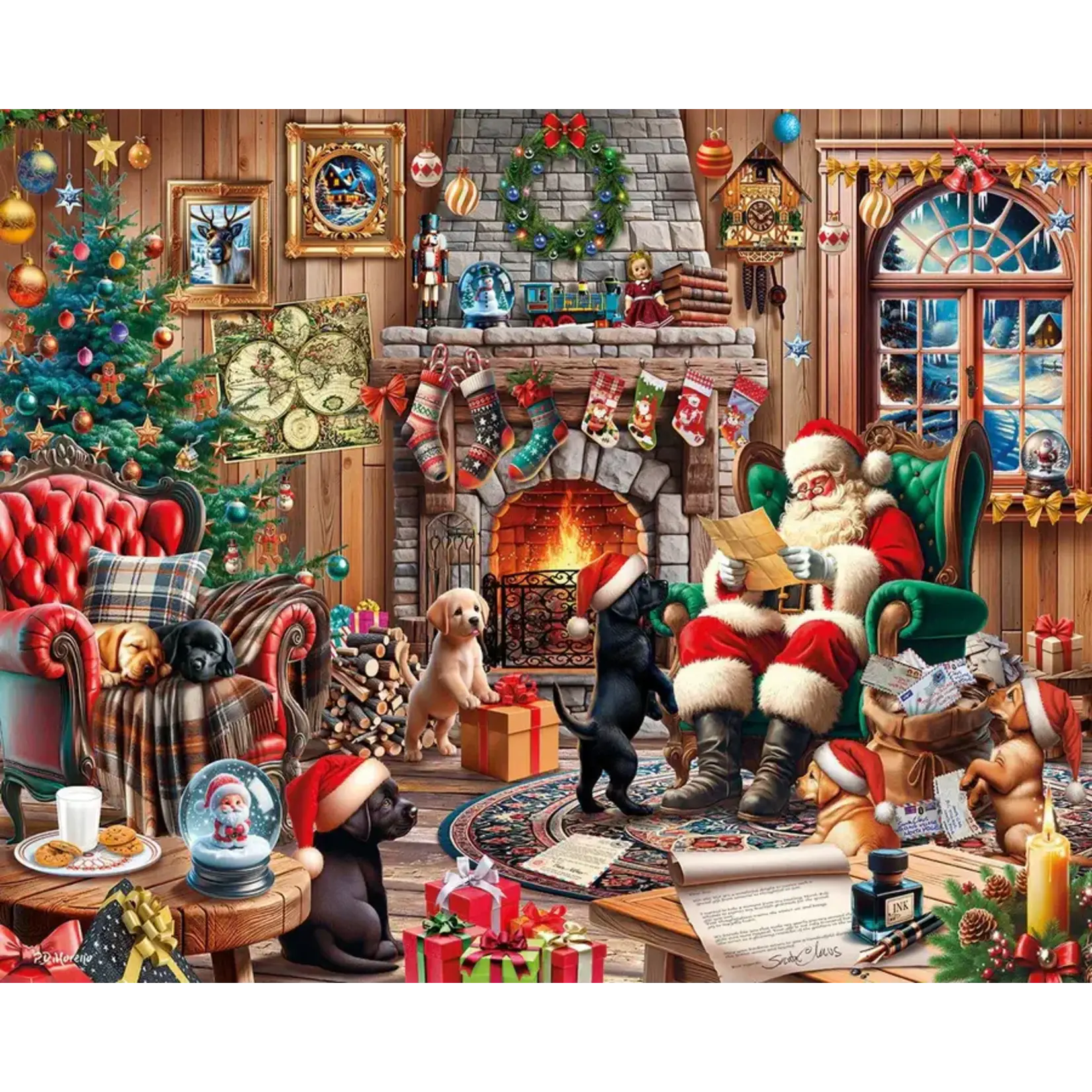 CHRISTMAS PUPPIES PUZZLE