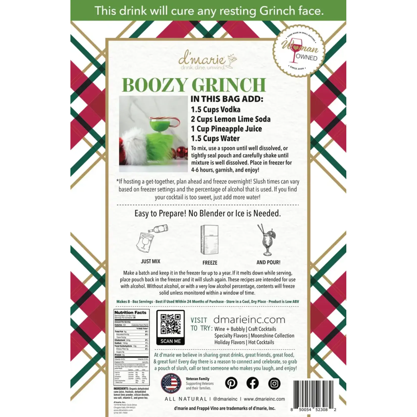 BOOZY GRINCH SLUSH MIX