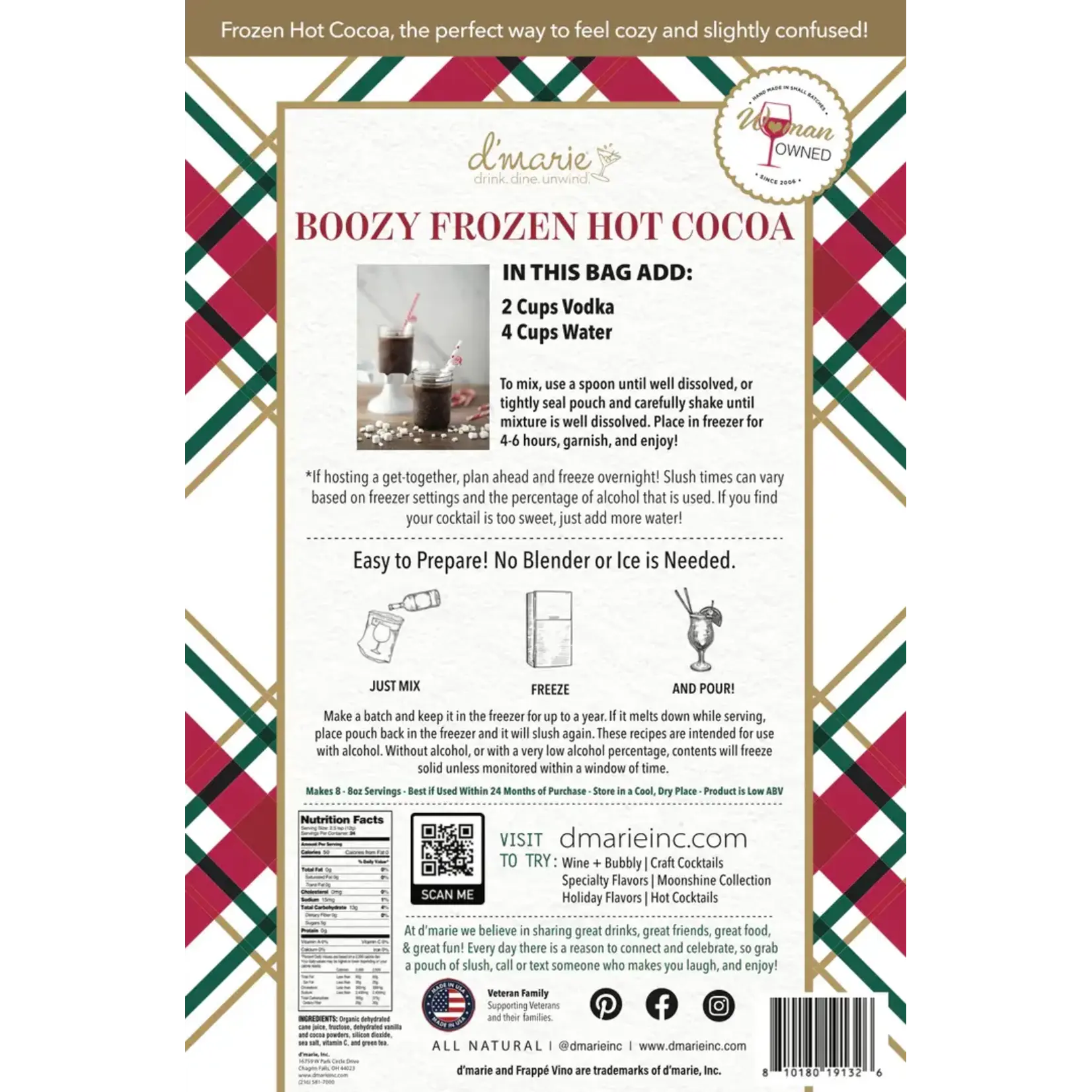 BOOZY FROZEN HOT CHOCOLATE MIX