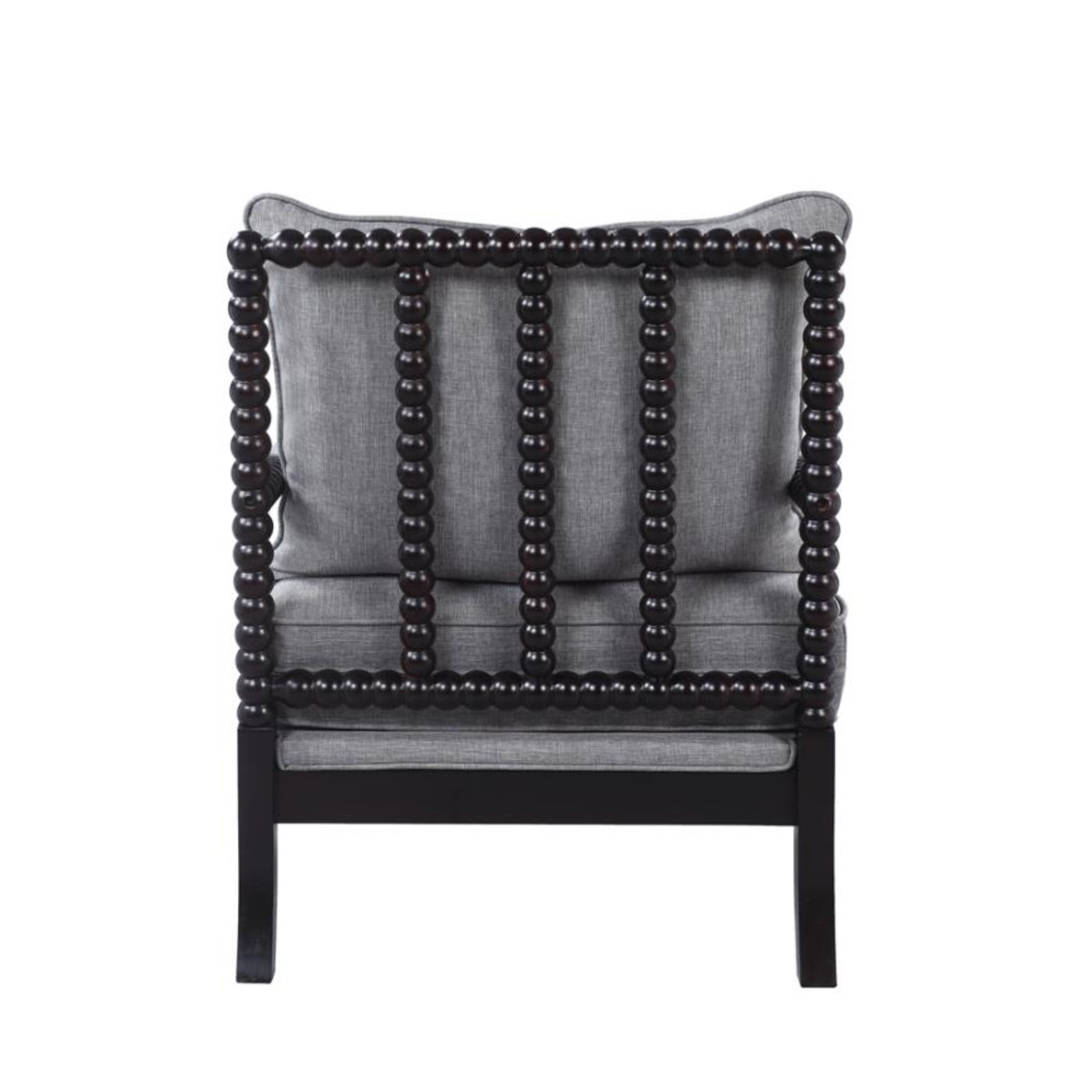 Gray Upholstered Accent Chair
