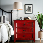 Luis Red Accent Chest 3 Drawer