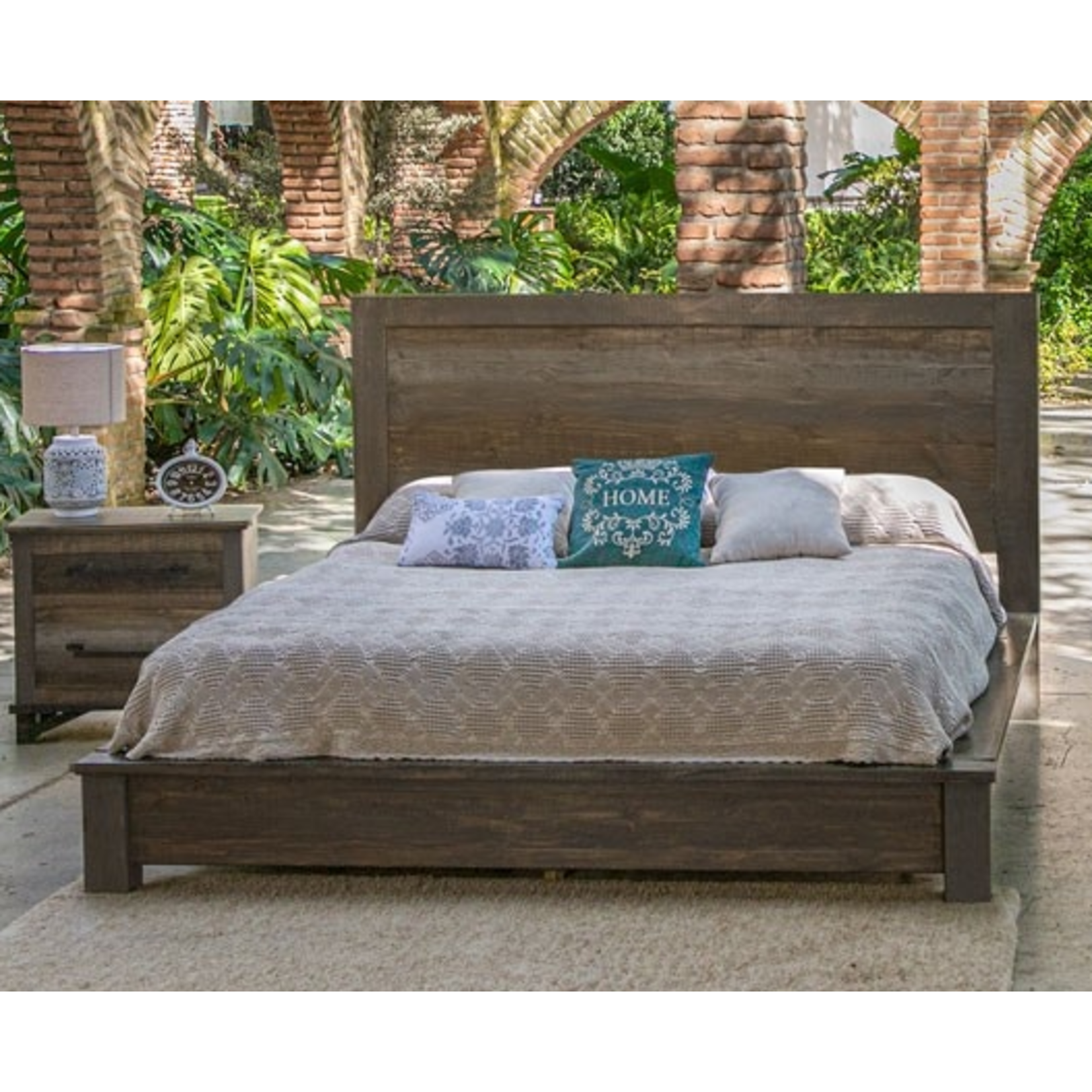 Rustic Brown Night Stand