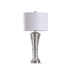 Kinwick Silver Table Lamp Metal Brushed