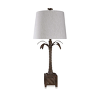 Coastal Palm Moulded Table Lamp