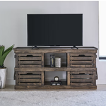 Reed Media Chest in Barn Wood