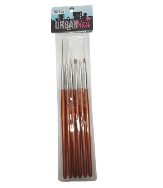 URBAN NAIL URBAN NAIL 6 Piece Nail Art Set Bronze HNDL - CNTZ-30