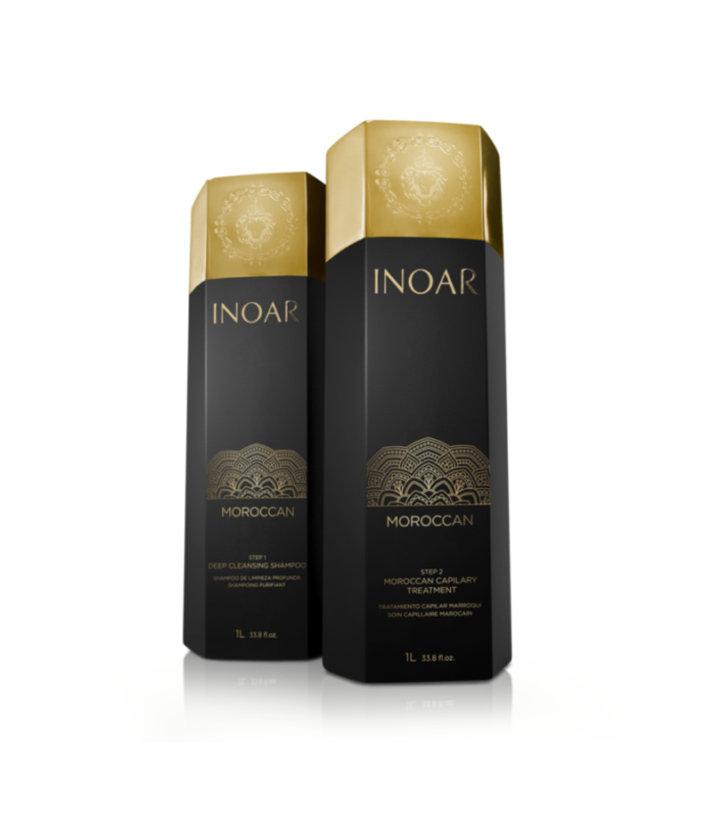 INOAR INOAR - Moroccan Keratin Smoothing Treatment - 33.8oz - 1Lt - 50589 - 50590