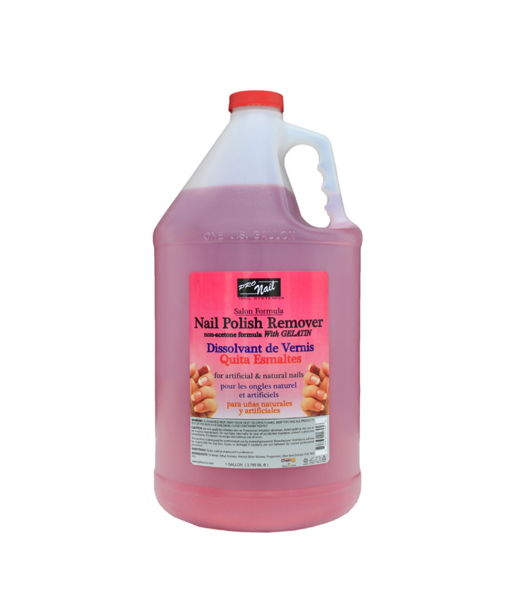 PRO NAIL PRO NAIL Non-acetone Polish Remover Pink, 128oz - 01745