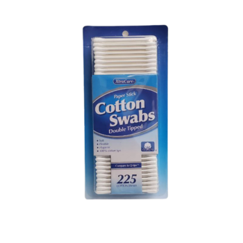 XTRACARE XTRACARE Paper Stick Cotton Swabs Double Tipped, 225 Count