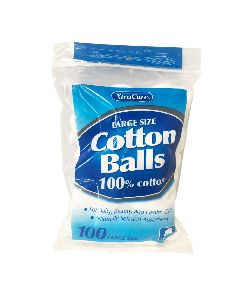 XTRACARE - Cotton Balls Large Size 100% Cotton - DUKANEE BEAUTY SUPPLY