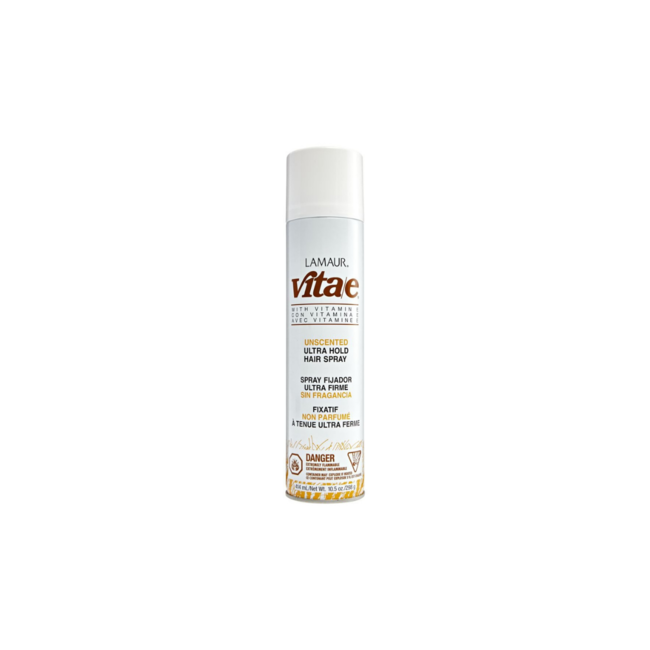 VITA/E - Lamaur Ultra Hold Spray Unscented - White, 10.5oz