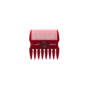 STYLECRAFT STYLECRAFT 2 IN 1 Spinner Comb, Red - SCSBR