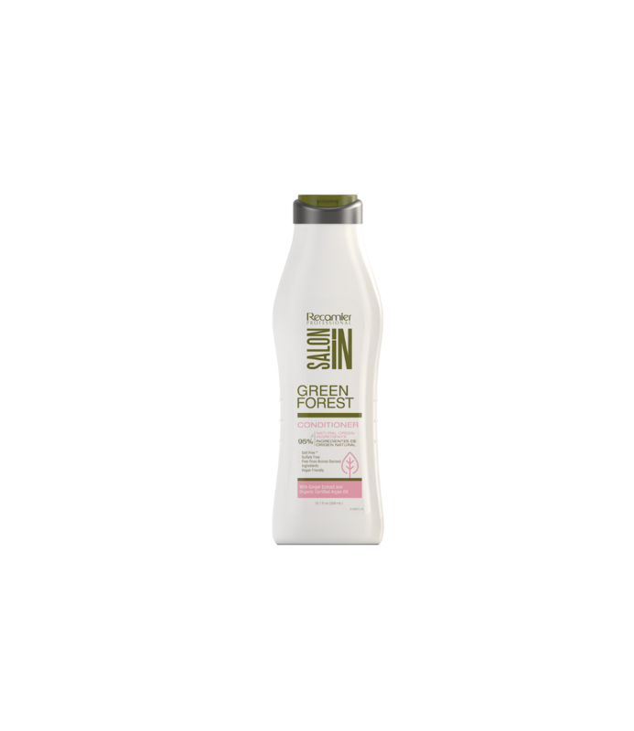SALON IN SALON IN Green Forest Conditioner with Ginger Extract and Organic Argan Oil, 10.1oz - 039948