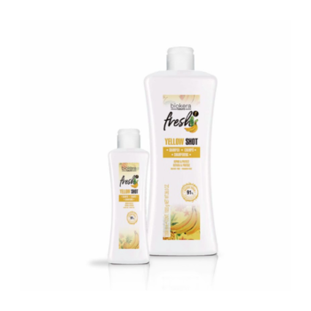 SALERM BIOKERA BIOKERA FRESH Yellow Shot Shampoo Repair and Protect, 10.8oz - Cod.1154