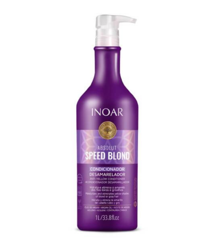 INOAR INOAR Absolut Speed Blond Conditioner, 33.8oz - 50057