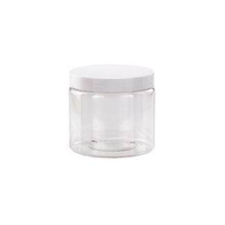 TOLCO CORPORATION TOLCO CORPORATION - Clear Pet Jar W/White Smooth 89/400 Closure - 16oz - 300646 - 5721