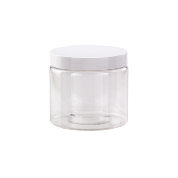 TOLCO CORPORATION TOLCO CORPORATION Clear Pet Jar W/White Smooth 89/400 Closure 16oz 300646