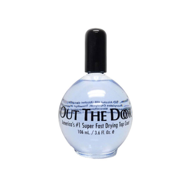 INTERNATIONAL NAIL MANUFACTURERS INM Out The Door Speed Fast Dry Top Coat, 3.6oz