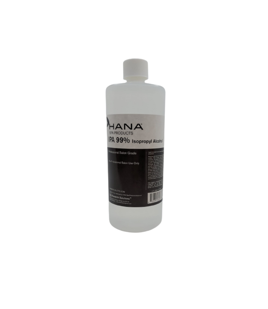 HANA SPA PRODUCTS HANA - IPA 99% - Isopropyl Alcohol - 32oz