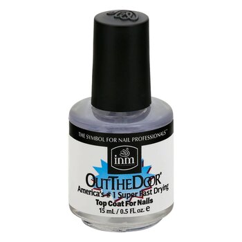 INTERNATIONAL NAIL MANUFACTURERS INM Out The Door Speed Fast Dry Top Coat, 0.5oz