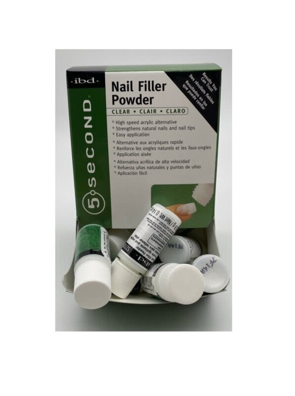 IBD BEAUTY IBD 5 Second Nail Filler Powder Clear, 0.14oz