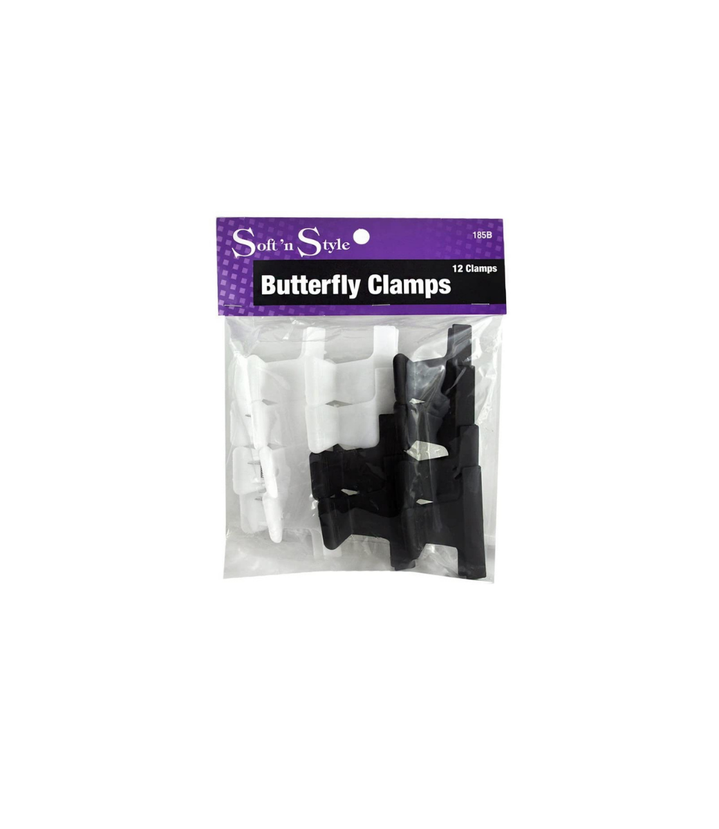 SOFT N STYLE BURMAX - SOFT'N STYLE - Wide Butterfly Clamps 2" - 185B