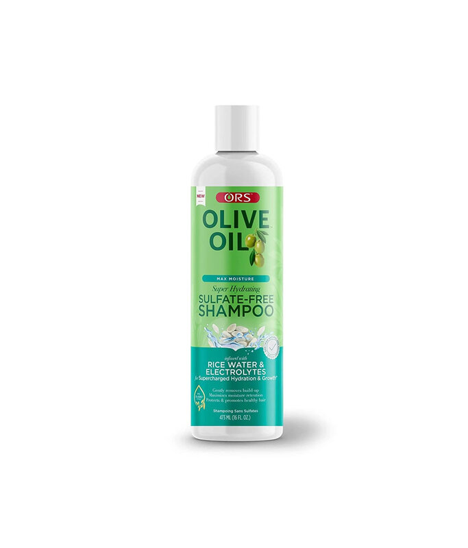 ORS ORS Olive Oil Super Hydrating Sulfate-Free Shampoo Rice Water & Electrolytes, 16oz - ORS21016